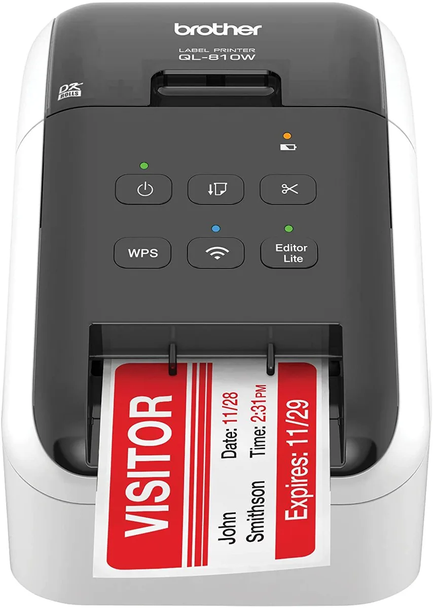 Brother Brother QL-810W Wireless Label Printer White 110 labels/min 2.4" 300x600 dpi — product photo