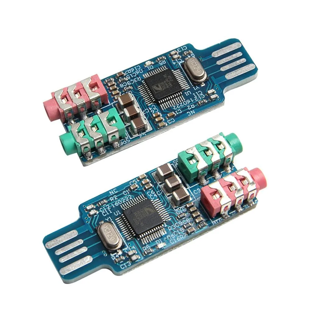  Acxico LY1623 CM108 USB sound card 2-pack — product photo