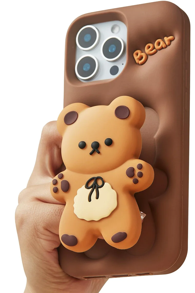 SOEWIOU SOEWIOU 3D-17-Cookie case iPhone 13 Pro Max Cookie Bear 2.76 in x .3 in x 5.9 in — product photo