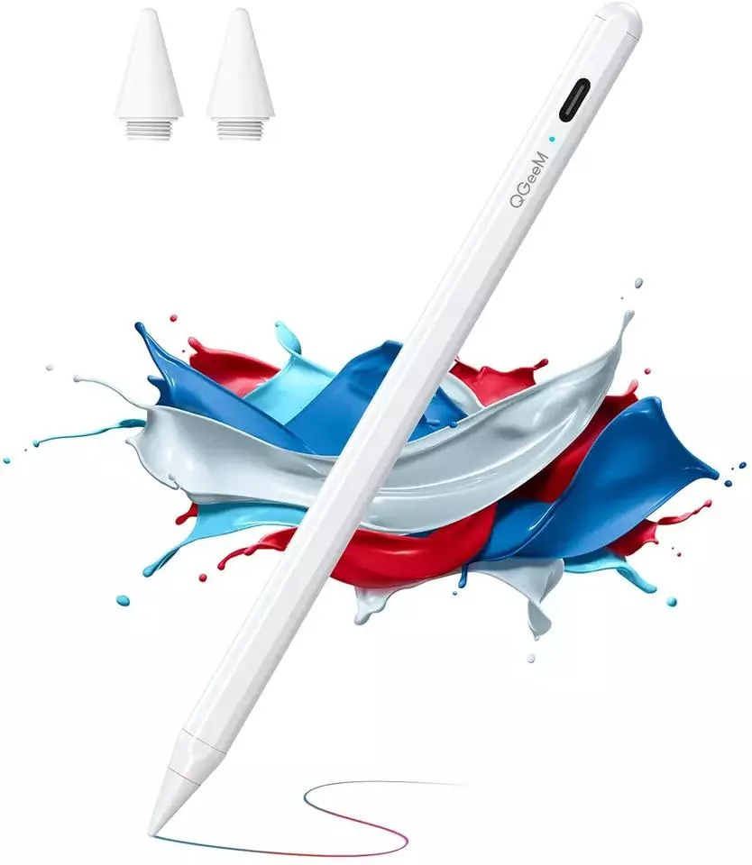 QGeeM QGeeM Stylus Pen for iPad White 1.5mm tip 20h standby — product photo