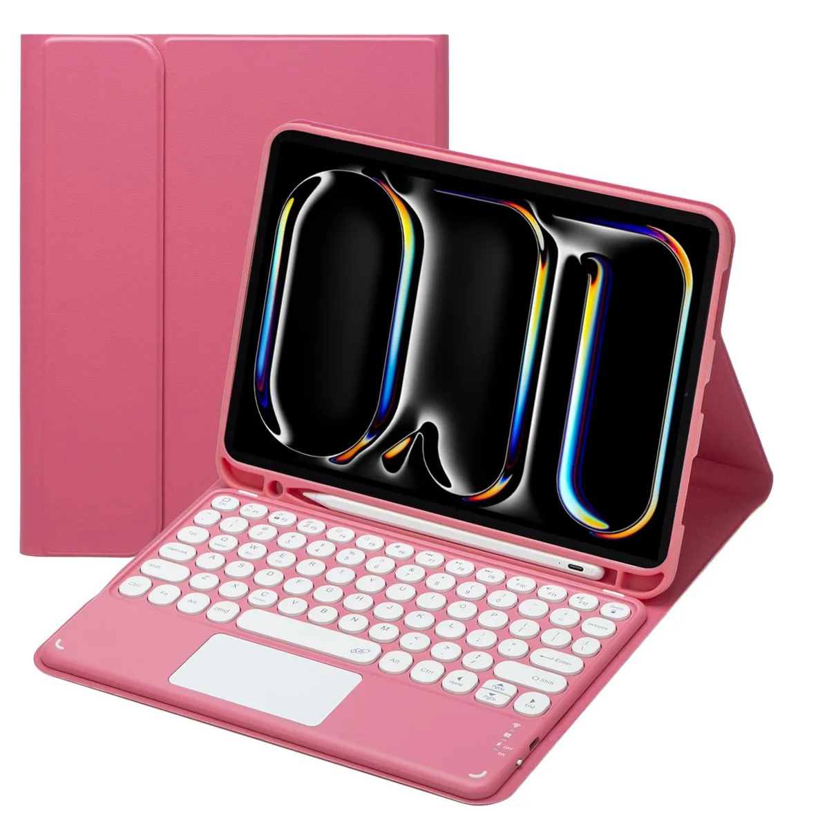 Timoom Timoom 11" Bluetooth Keyboard Case Red 78-key RGB backlit — product photo