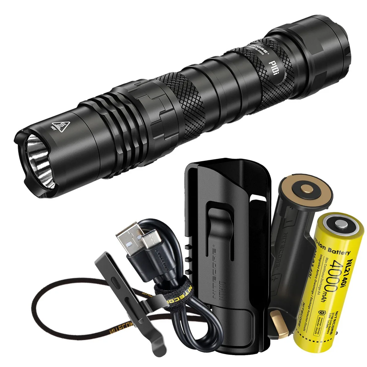 Nitecore Nitecore P10i 1800 lumen USB-C tactical flashlight — product photo
