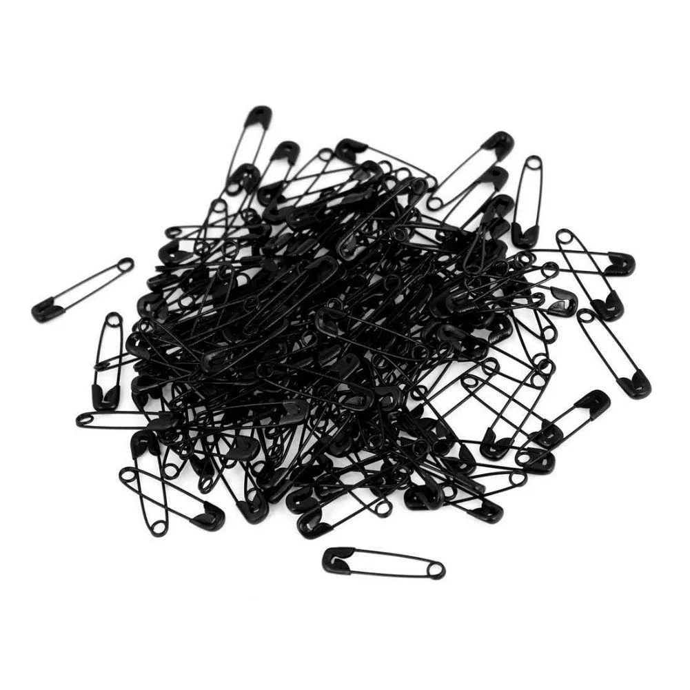  AKOAK Safety Pins XLL001553 19mm Black 1000 Pack — product photo