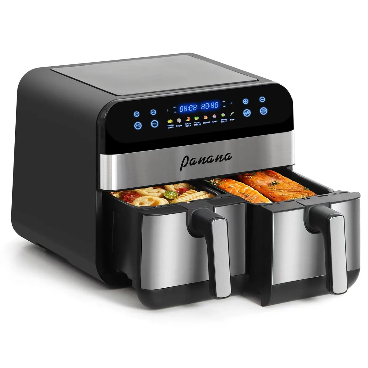  Panana Air Fryer AIFR-PNN 9.5L Dual Basket 1800W Black — product photo
