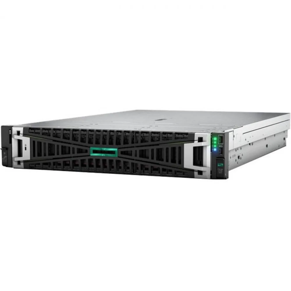 HPE HPE ProLiant DL385 G11 2U Rack Server P55080-B21 1x EPYC 9124 16-Core 2.70 GHz 32GB DDR5 800W — product photo