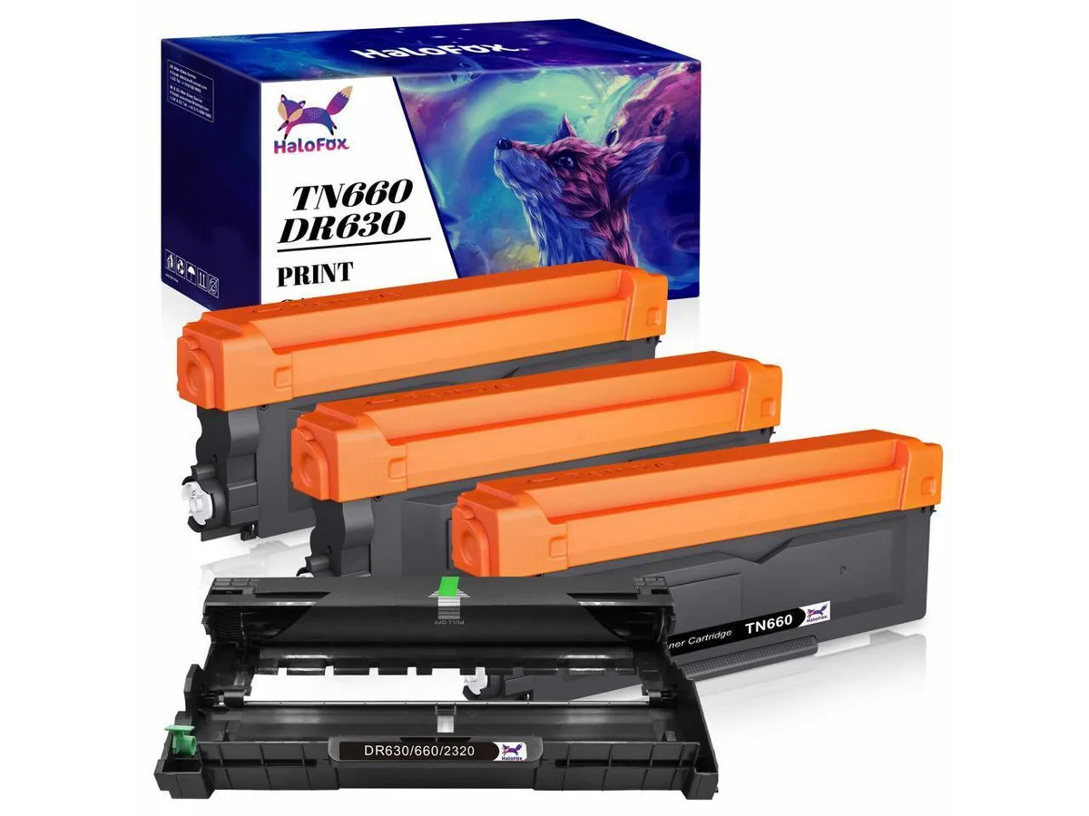 V4ink V4ink 3 TN660 toner cartridges &amp; 1 DR630 drum — product photo
