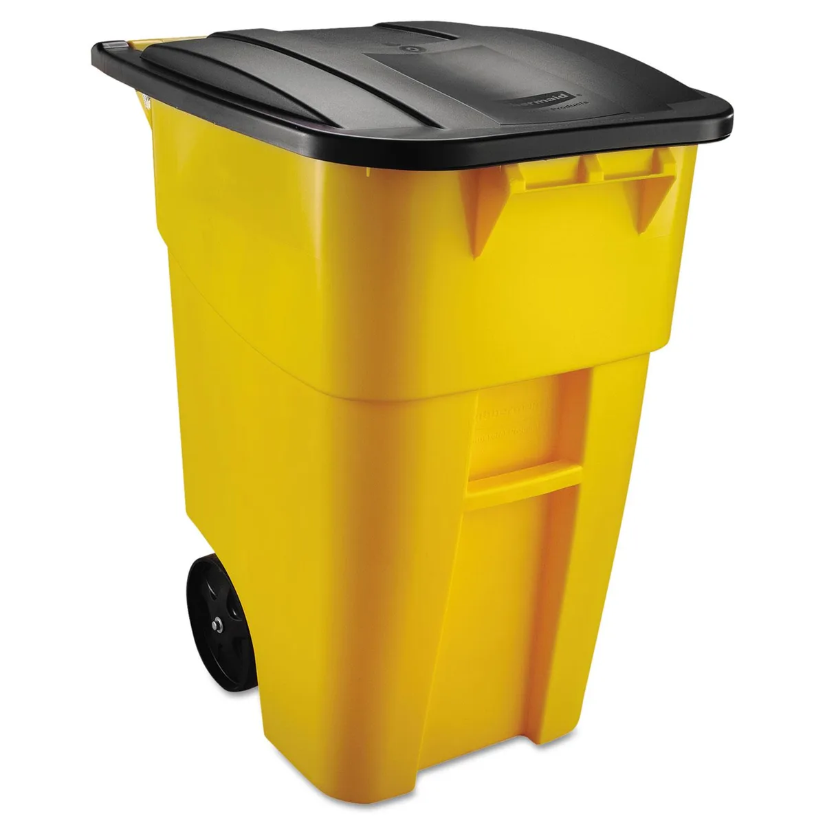 Rubbermaid Commercial Rubbermaid Commercial RCP9W27YEL 50 gallon cleaning container 23.38" x 28.5" x 36.5" Yellow — product photo