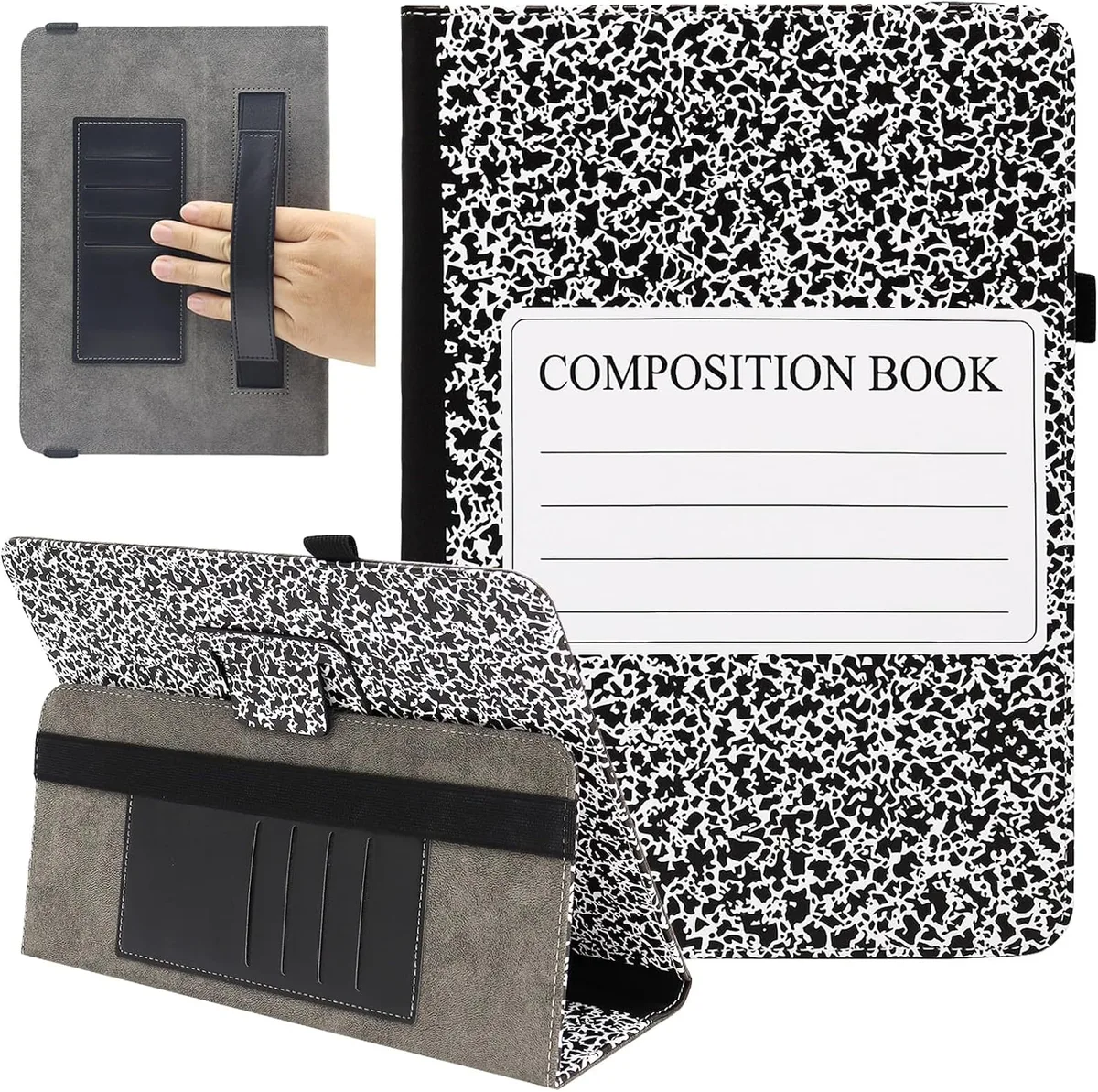 Kootion Kootion 9.6-11 inch Tablet Case Folio Stand with Hand Strap and Card Slots — product photo