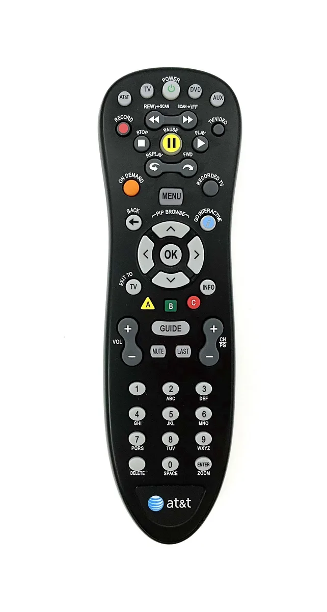 AT&amp;T AT&amp;T S10-S1 Universal Remote Black 30 Feet Infrared RF AA Battery .44 lbs — product photo
