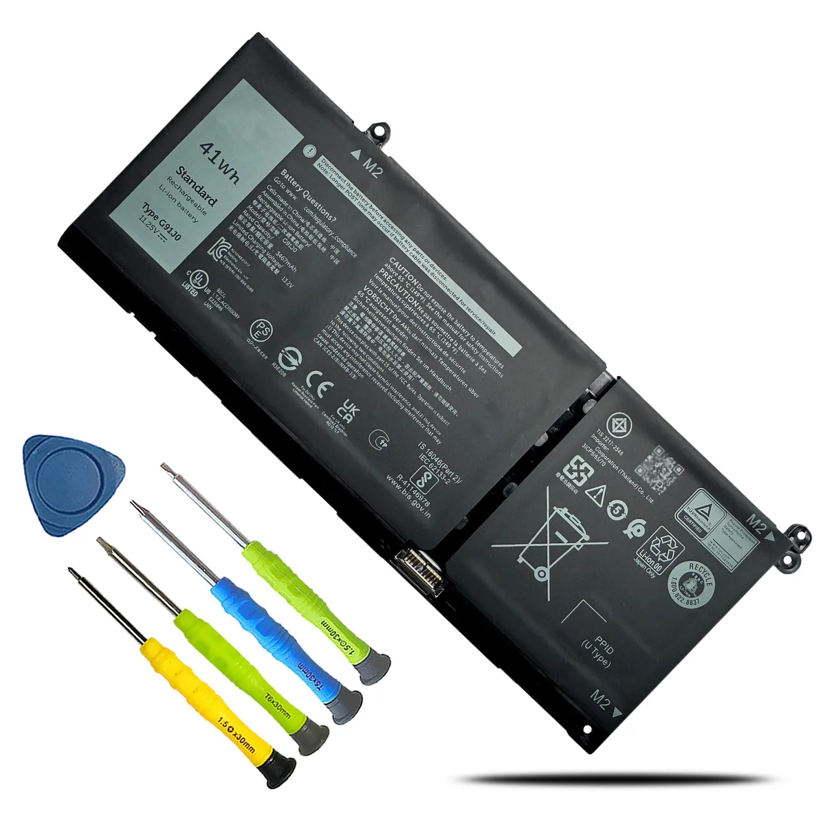  G91J0 41Wh laptop battery for Dell Latitude Inspiron Vostro — product photo