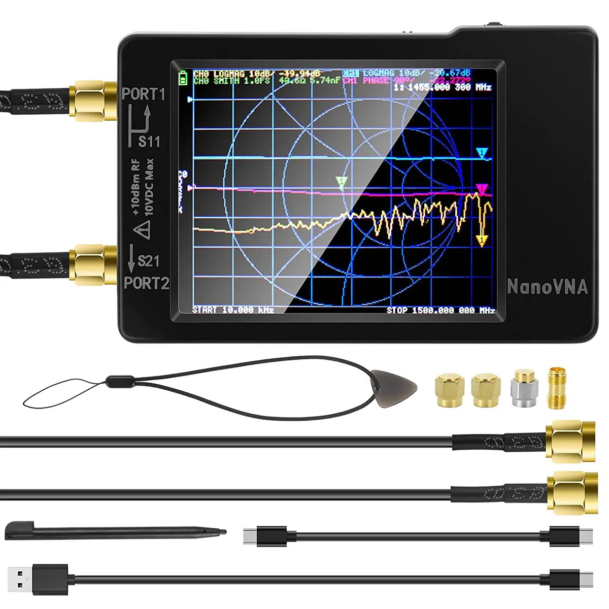 BFKK BFKK NanoVNA-H Vector Network Analyzer 10KHz-1.5GHz HW 3.6 — product photo