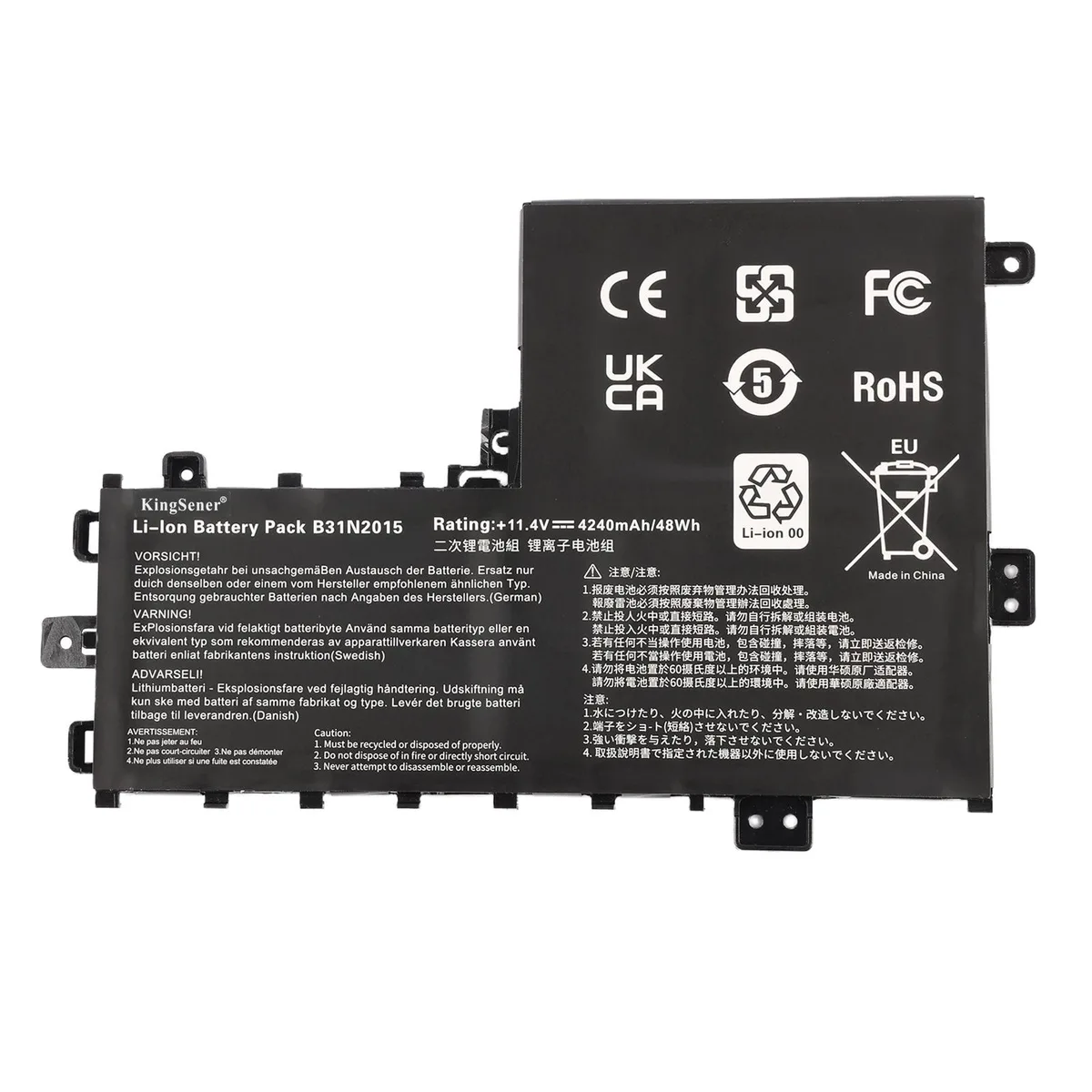 KingSener KingSener B31N2015 48Wh 11.4V laptop battery — product photo