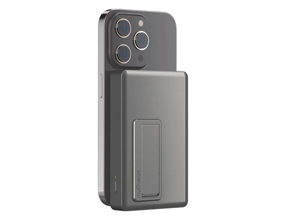 myCharge myCharge MAGLOCK 6000 mAh 7.5W Magnetic Wireless Power Bank with Stand 20W PD USB-C — product photo
