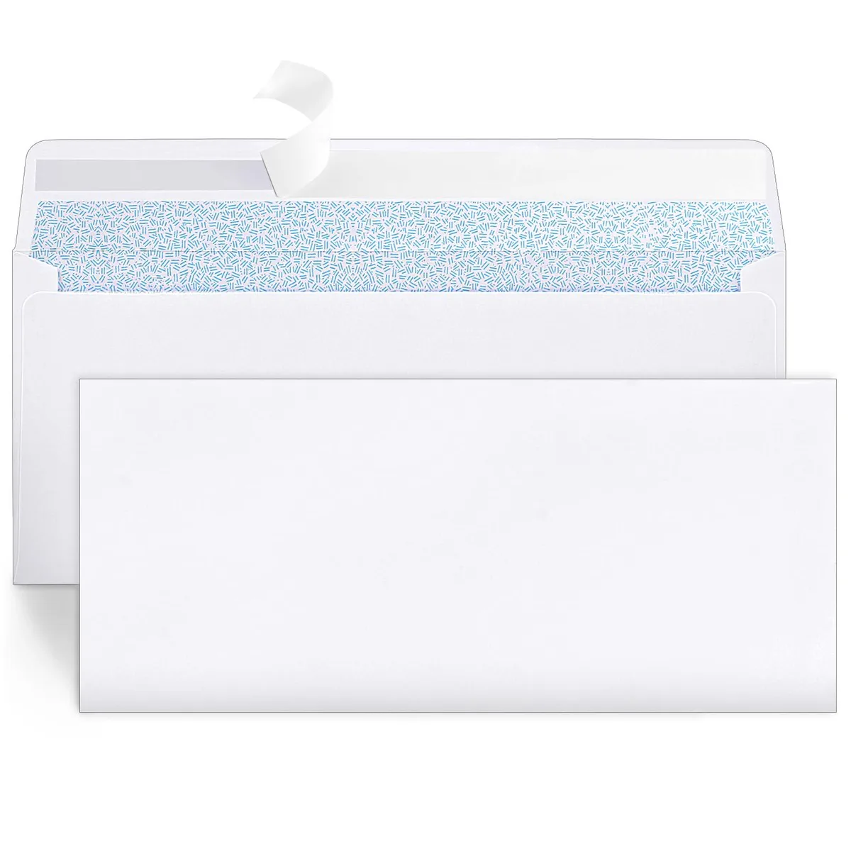  #10 Business Envelopes Self Seal Security White 72 Pack 26LB 9.5x4.13in — product photo