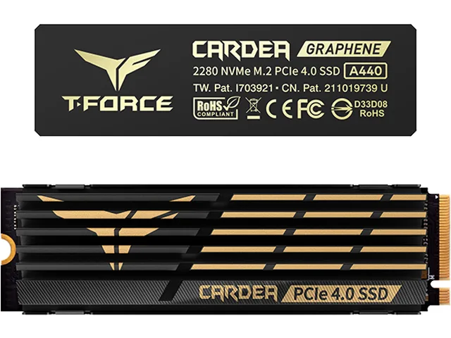 Team Group Team Group T-FORCE CARDEA A440 4TB M.2 2280 internal SSD TM8FPZ004T0C327 — product photo
