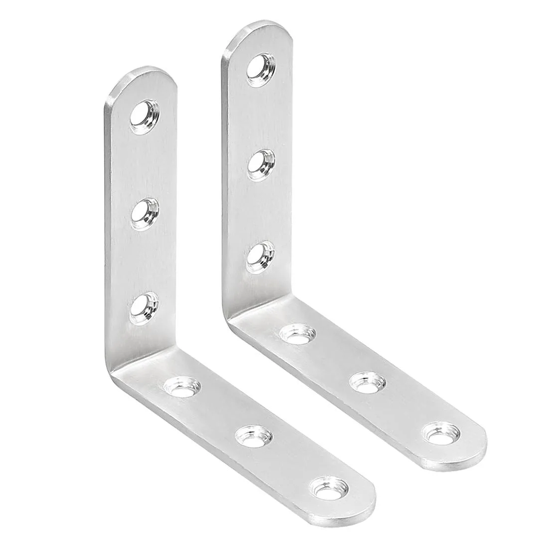 Unique-Bargains Unique-Bargains 2-1/8" Zinc Alloy Desk Grommet 4 Pcs Silver — product photo