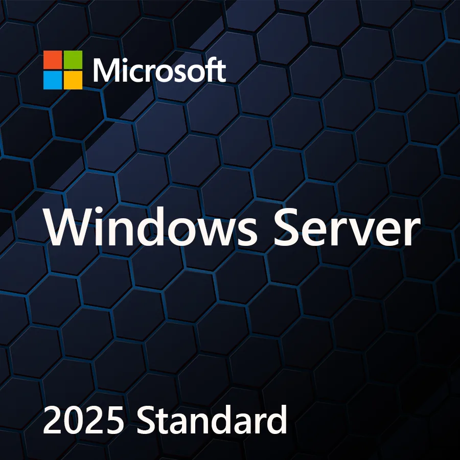 Microsoft Microsoft Windows Server 2025 Standard 64-bit 16 Core OEM DVD EP2-25187 — product photo