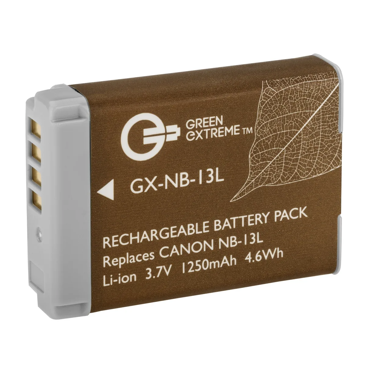 Green Extreme Battery Green Extreme NB-13L 3.7V 1250mAh camera battery — product photo