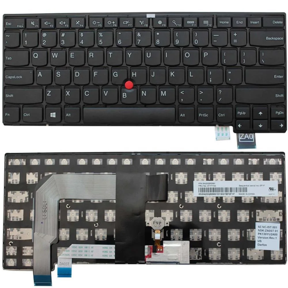 Graviton Graviton Replacement Keyboard Lenovo ThinkPad T460s T470s No Backlight 6 Screws — product photo