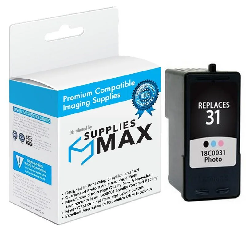 SuppliesMax SuppliesMax Lexmark 18C0031 Photo Color Inkjet Cartridge (190 Pages) — product photo
