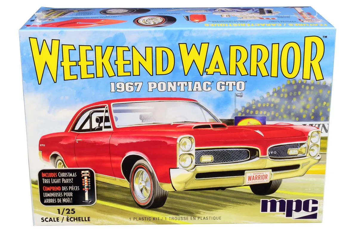 Mpc Mpc 1967 Pontiac GTO Weekend Warrior 1/25 Scale Model Kit — product photo