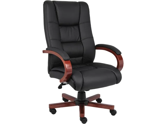 BOSS Office Products BOSS Office Products B8991-C Executive Chair Black 44.5-48H 27W 27D — product photo