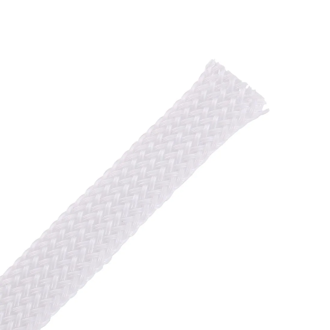 Unique-Bargains Unique-Bargains PET Expandable Cord Protector 6.5Ft 10mm White — product photo