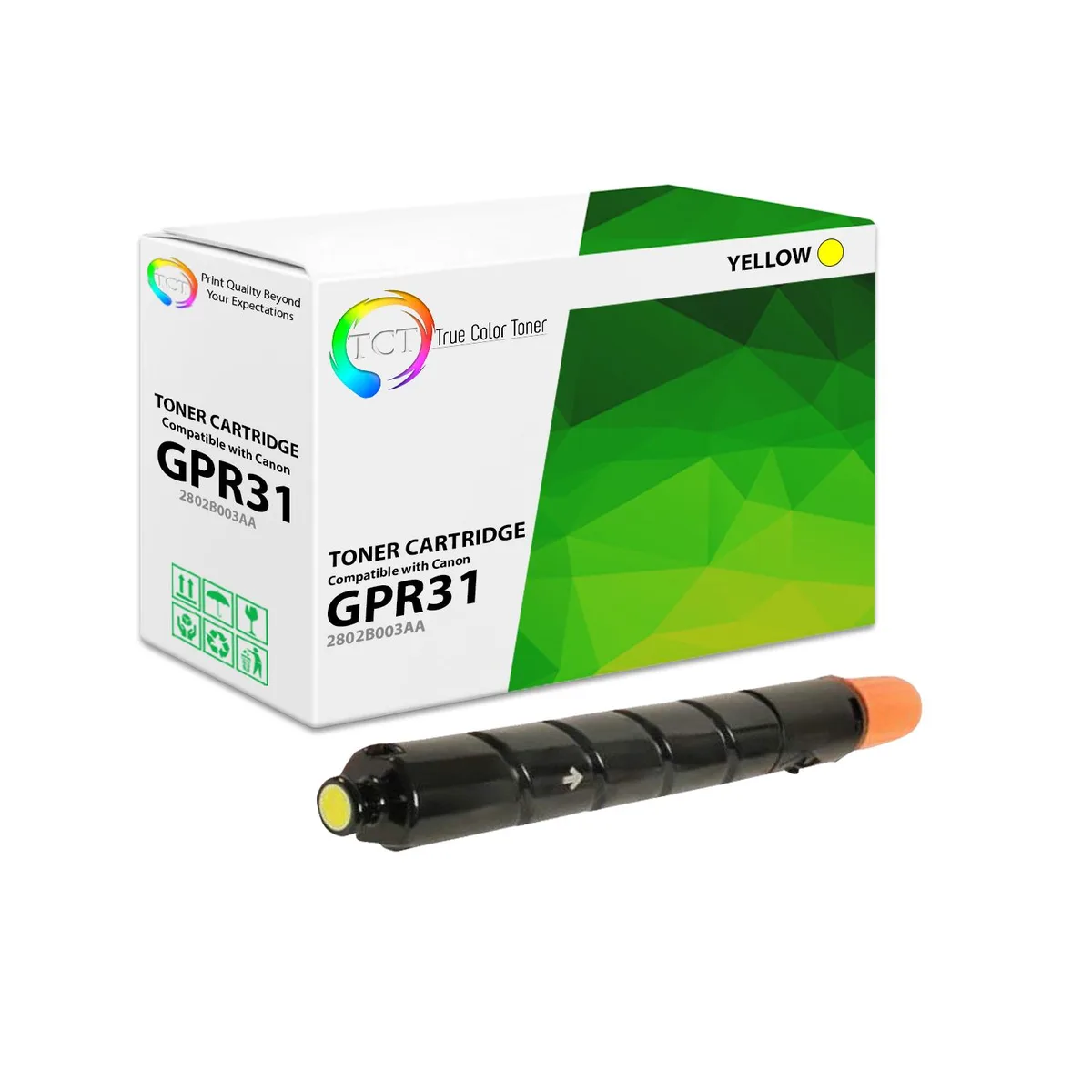 True Color Toner True Color Toner GPR31 Yellow Toner Cartridge 27000 Pages — product photo
