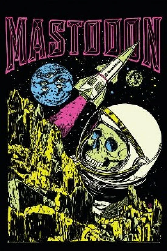 Mastodon poster print 24 by 36 inches on heavy stock paper