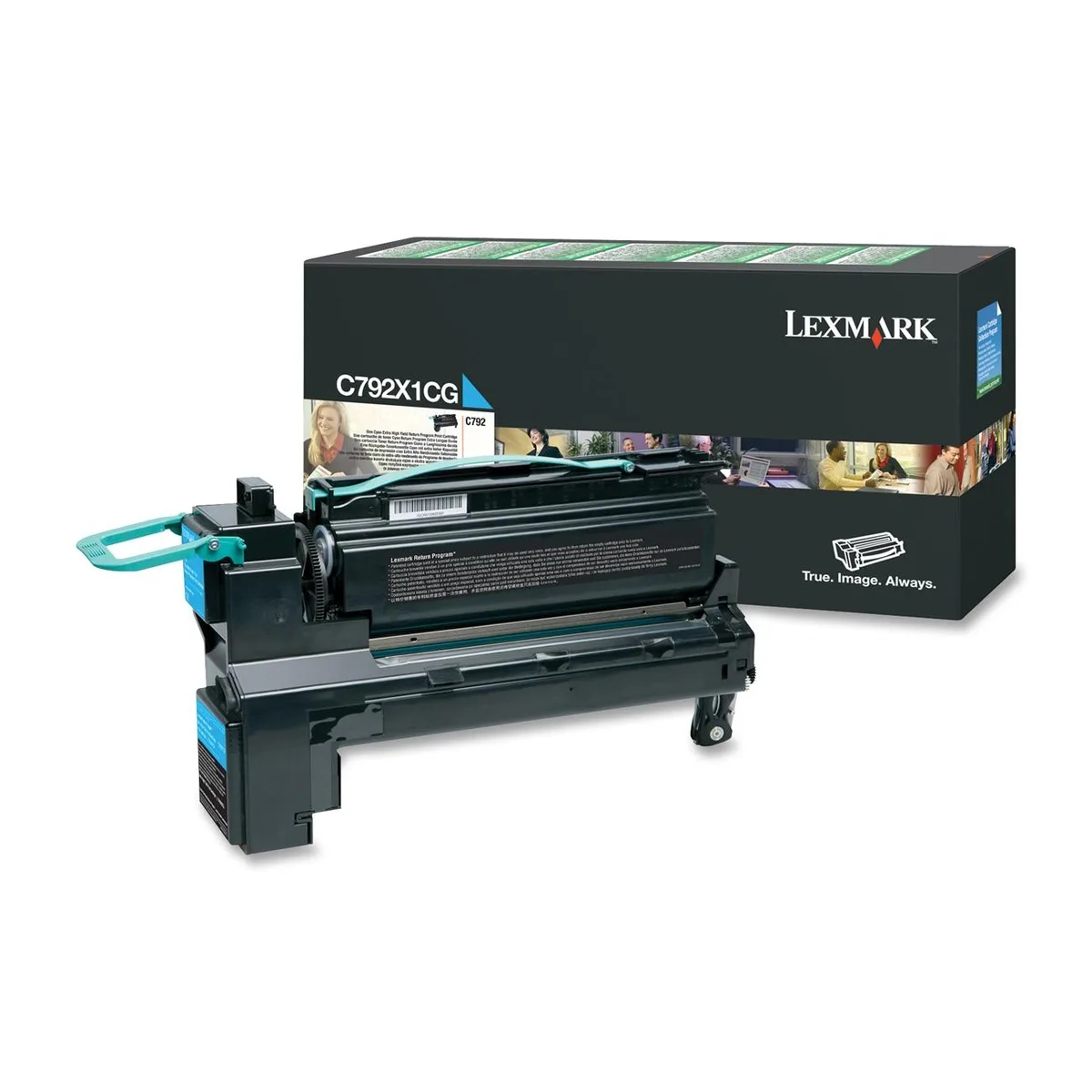 Lexmark Lexmark C792X1CG Extra High Yield Cyan Toner Cartridge 20000 Pages — product photo