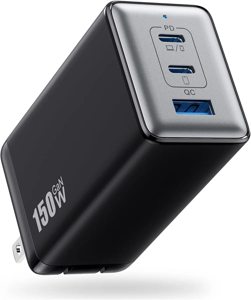 ONITOON ONITOON 150W USB-C GaN III Wall Charger 3-Port Foldable 100W PD — product photo