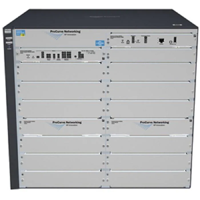 HPE HPE 8212zlProduct ProCurve 8212zl switch module, 12 slots, 9U — product photo