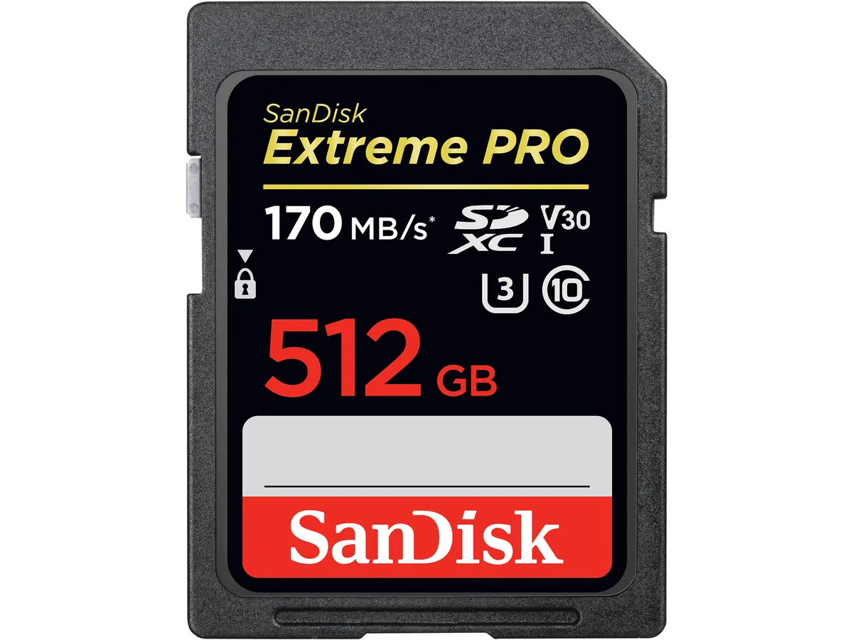 SanDisk SanDisk Extreme Pro 512GB SDXC UHS-I U3 V30 Memory Card SDSDXXY-512G-GN4IN — product photo
