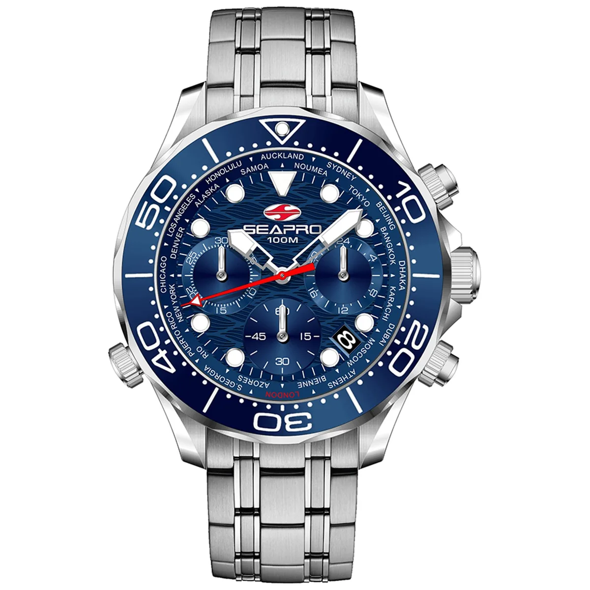 SEAPRO SEAPRO Mondial Timer Blue Dial Watch SP0152 — product photo