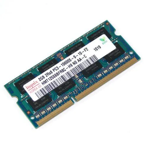 Micron Technology, Inc. Micron MT8JSF25664HZ1G4D1 2GB DDR3-1333 CL9 SoDIMM desktop RAM — product photo