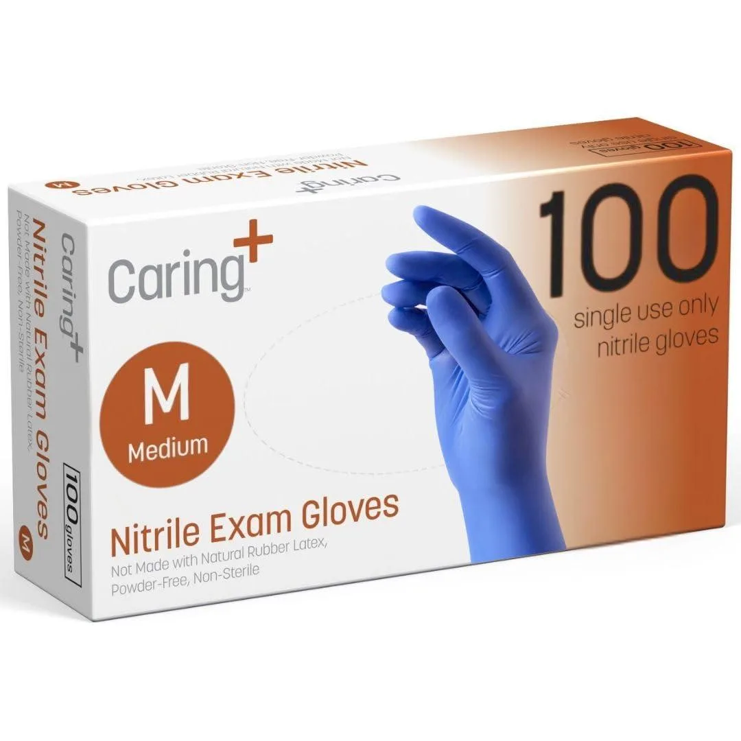  Vibe CAR414 Nitrile Gloves Medium 100ct Powder Free — product photo