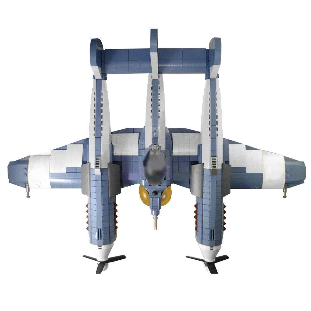 ZITIANYOUBUILD ZITIANYOUBUILD C5603 Aircraft Airplane Dual Props Opening Cockpit 1202 Parts — product photo
