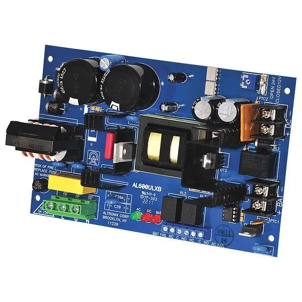 ALTRONIX ALTRONIX AL600ULXB 115VAC 60Hz 12/24VDC 6A security power supply board — product photo
