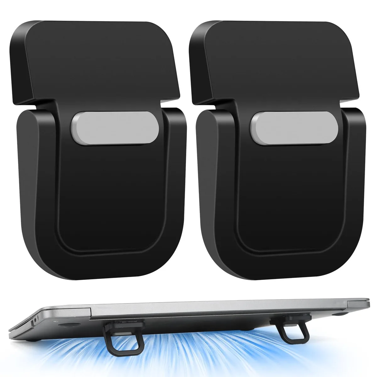  Aavara PG2401 Laptop Stand 2 Pack Black 3.14x2.7x.27in .041kg — product photo