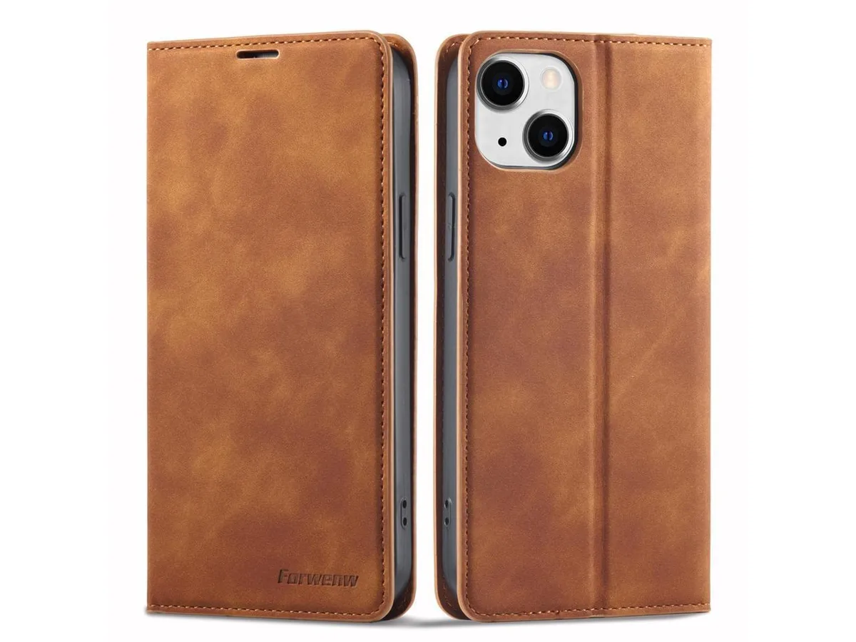 BONAEVER BONAEVER iPhone 14 6.1 inch PU Leather Flip Wallet Case — product photo