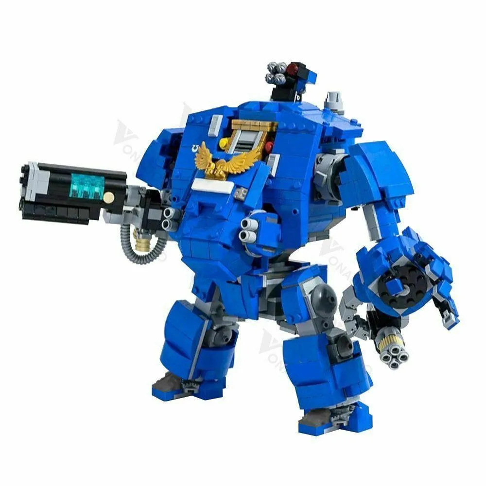ZITIANYOUBUILD ZITIANYOUBUILD Ultramarine Primaris Redemptor Dreadnought 1252 Pieces — product photo