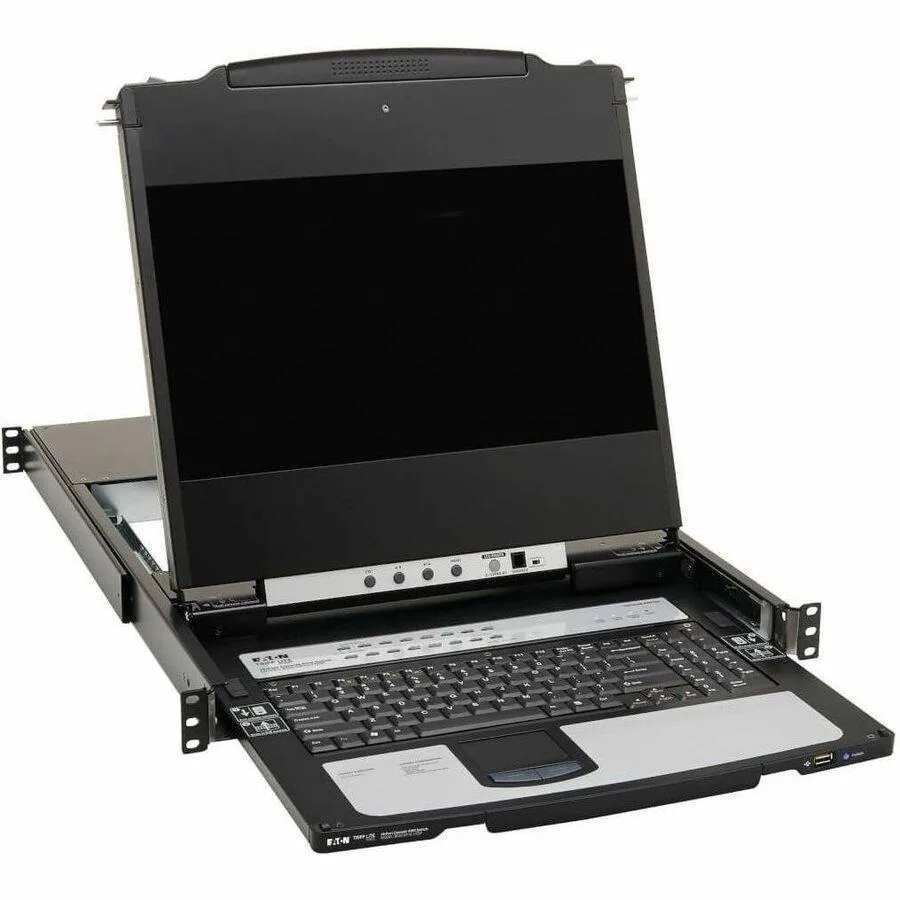 Tripp Lite Tripp Lite B030DP1617DIP 16-Port DisplayPort KVM Console 17 in. LCD 1U Server Rack — product photo