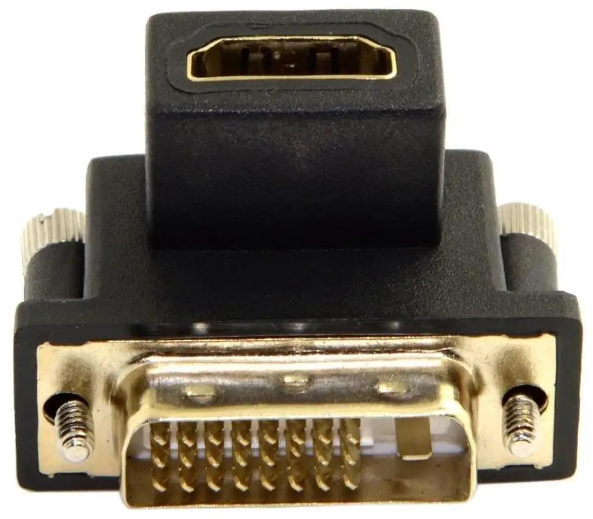Vszerda Vszerda HDMI to DVI Adapter 90 Degree Down Angled Gold Plated — product photo