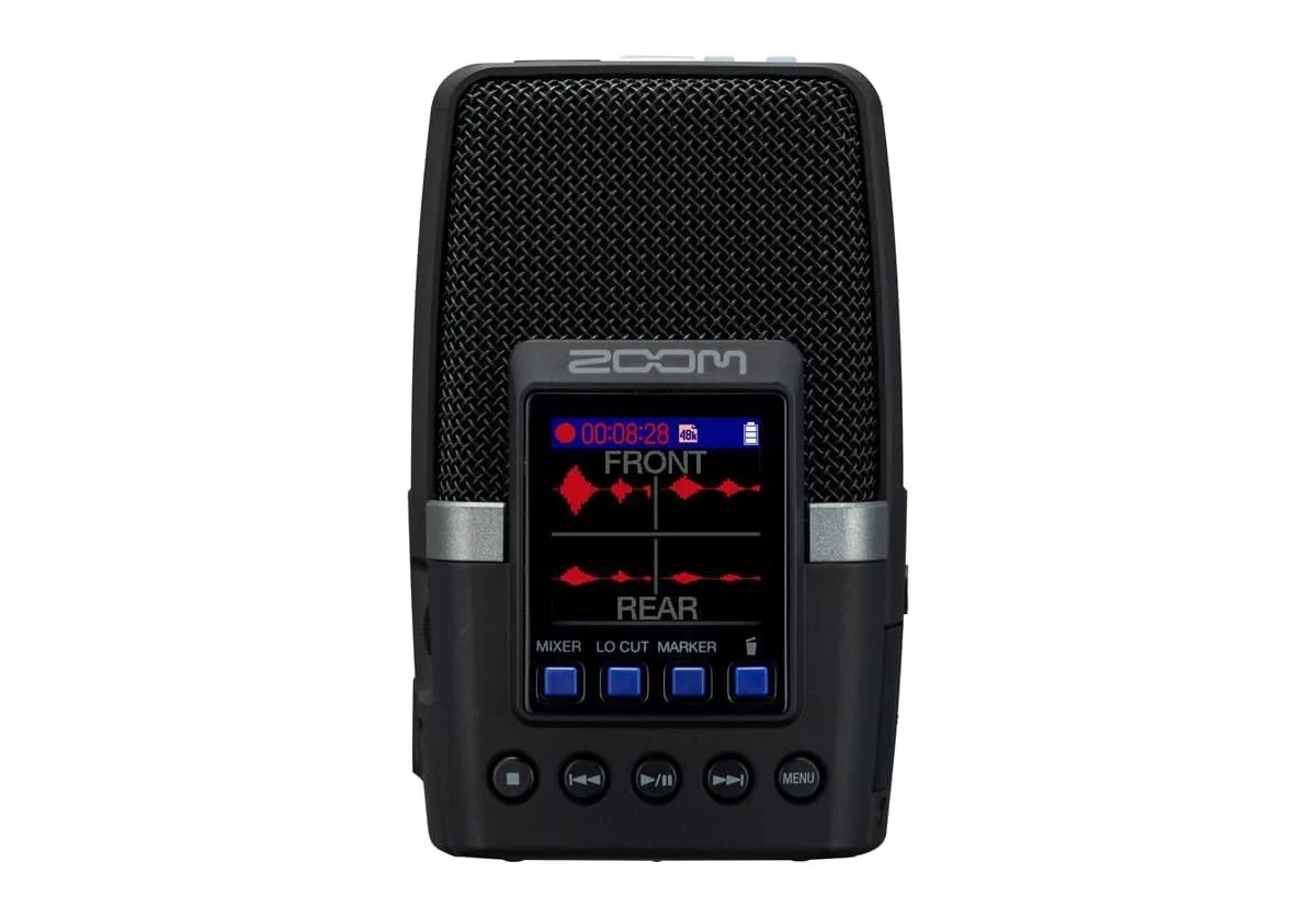 Zoom Zoom H2essential 32-bit 96 KHz voice recorder black — product photo