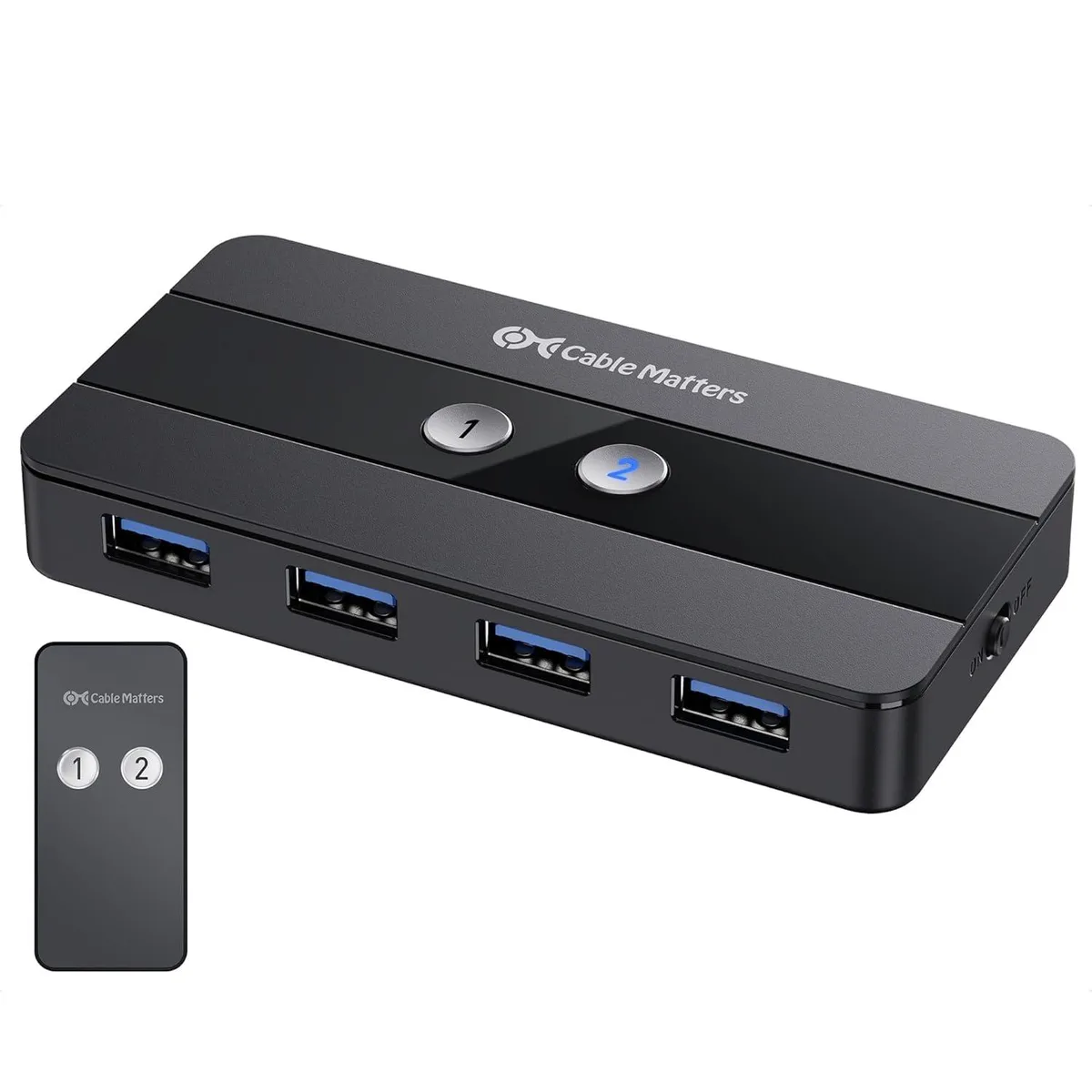 TRENDnet 201085-BLK-N3 Dual 4K 60Hz USB-C KVM Switch — product photo