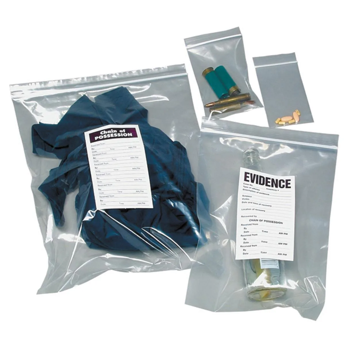 Lynn Peavey Lynn Peavey 2.5x3" Zipr-Top Evidence Bags 4 Mil 100 Pack 5098 — product photo