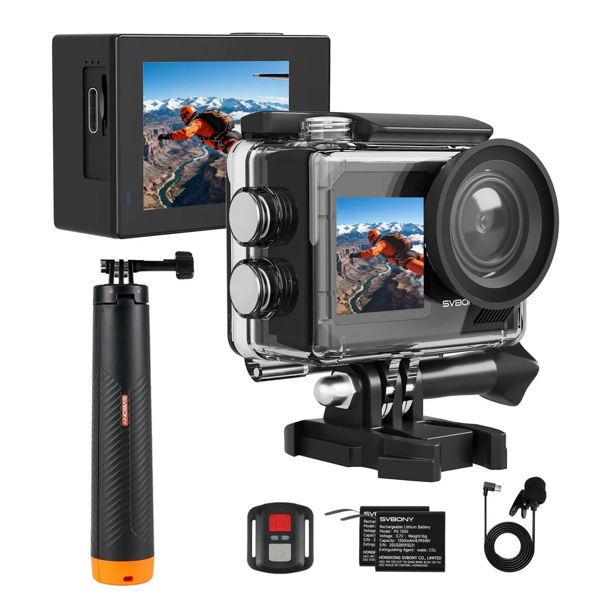 Sony FW9322A-W9199A 4K Underwater Camera Kit with Floating Selfie Stick — product photo