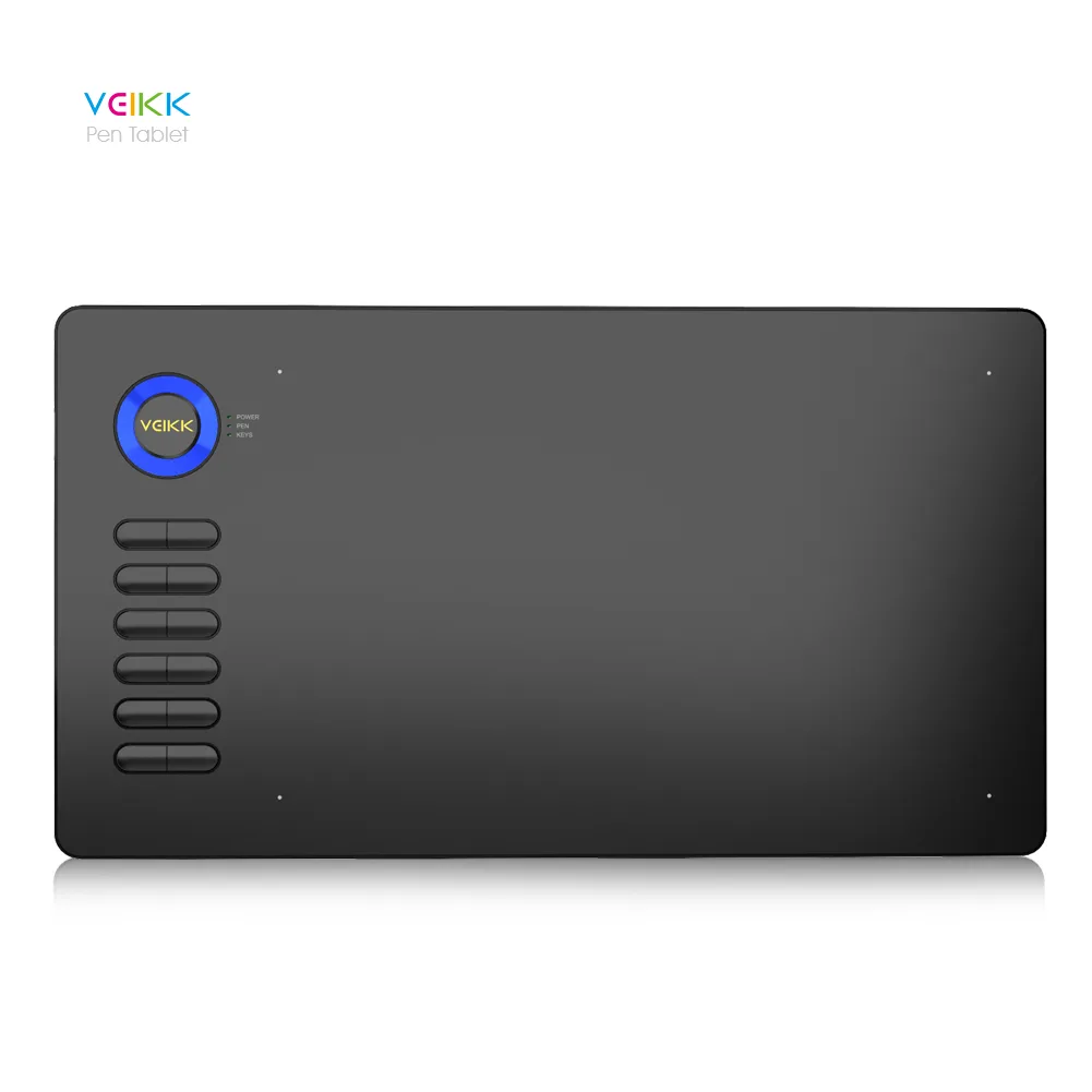 VEIKK VEIKK A15 graphics tablet 10x6 inch 8192 pressure 12 keys Blue — product photo