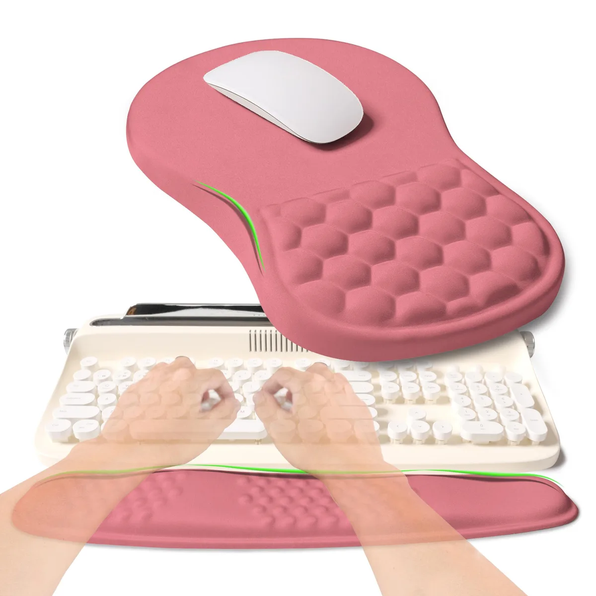 Keychron 2H1TZ8-011 2-in-1 Ergonomic Set Muskmelon Pink — product photo