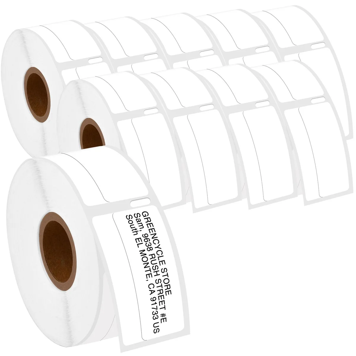 GREENCYCLE GREENCYCLE DM-30330 label 3/4" x 2" 500/roll 10 rolls — product photo